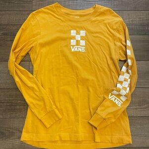 Vans Golden Long Sleeve Shirt with White Logo